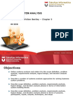 Bab 7. System Analysis: Reference: Whitten Bentley - Chapter 5