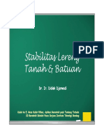 Stabilitas Lereng Tanah & Batuan