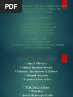 Heat Treatment On ss410 by Vacuum Tempering