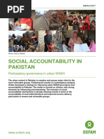 Social Accountability in Pakistan: Participatory Governance in Urban WASH