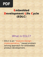 Embedded Development Life Cycle (EDLC)