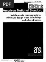 ANSI A58-1 1972 Building Code Requirements For Minimun Design Loads in Buildings and Other Structures