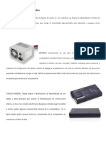 Partes Internas y Externas de La Computadora