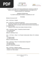 Programa Actualizado Seminario Constitucionalismo México Alemania 14 Marzo 2017