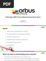 Slide Deck Performing A Cobit 5 Process Maturity Assessment in Iserver