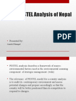 PESTEL Analysis of Nepal: Presented by