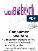 Consumer Welfare Month