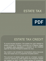 Estate Tax and Net Distributable Estate