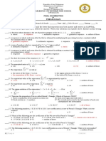 Precalculus FINALS KEY