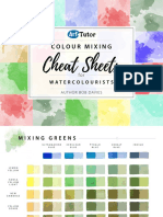 Watercolour Cheat Sheets