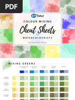 Watercolour Cheat Sheets