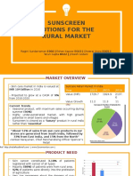 Sunscreen Lotions For The Rural Market