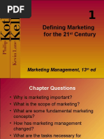 Defining Marketing For The 21 Century