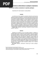 Mecanismos de Resistencia Antimicrobiana PDF