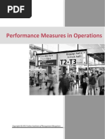 Performance Measures in Operations