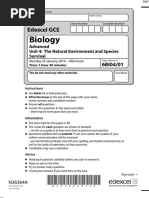 January 2010 QP - Unit 4 Edexcel Biology A-Level