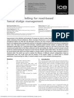 Network Modelling For Road-Based Faecal Sludge Management