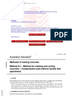 As 1012.8.1-2000 Methods of Testing Concrete - Compression A