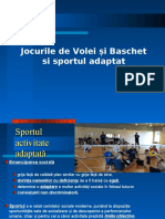 Volei Baschet Adaptat La Persoane Cu Dizabilitati