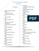 Communication and Networking Concepts Full Forms PDF