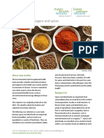 Case Study:: Pathogens and Spices