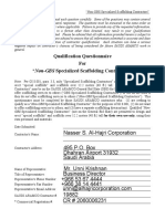 Non-GBS Specialized Scaffolding Prequal Questionnaire1