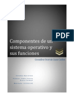 Componentes de Un Sistema Operativo y Sus Funciones