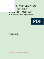 State Estimation in Electric Power Systems - A Generalized Approach (Monticelli) (2012)