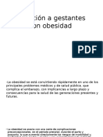 Atención A Gestantes Con Obesidad