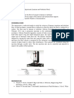 Osborne Reynolds Experiment (Laminar and Turbulent Flow)