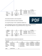 Source of Variation SS DF MS F P-Value F Crit: 0 Critical 0 Critical