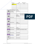 Weekly Schedule Week 04.02.17