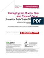 Managing The Buccal Gap