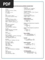 Formulario Final de Mecanica de Fluidos