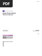 32 PSO Vendor Scorecard