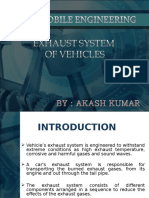 Engine Exhaust System Presentation by 14ME37