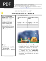 Guia de Aprendizaje Luz y Sonido 3º