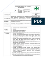 Sop Laporan Penerimaan Dan Penyetoran Uang Retribusi Pasien Umum