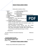 Laporan Perjalanan Dinas