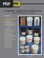 Grout Catalog