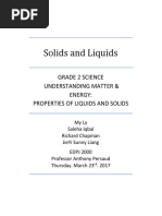 Grade 2 Teachers Guide - Solids and Liquids Learning Center