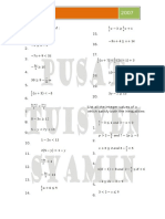 Inequality:: Solve The Inequality Of: 1. 2. 3. 15. 16. 17