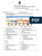 Prueba Parcial Unidad 1 7°B