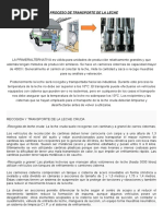 El Proceso de Transporte de La Leche