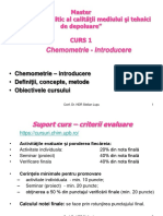 Curs 1 Chemometrie S Lupu PDF