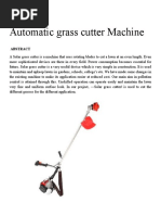 Automatic Grass Cutter Machine