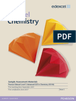 A Level Chemistry 2015 SAMs