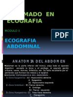 Anatomia - Fisiologia - Semiologia Ecografica Abdominal