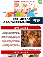 Una Mirada A La Pastoral Educativa