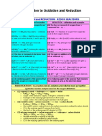 Oxidation Reduction